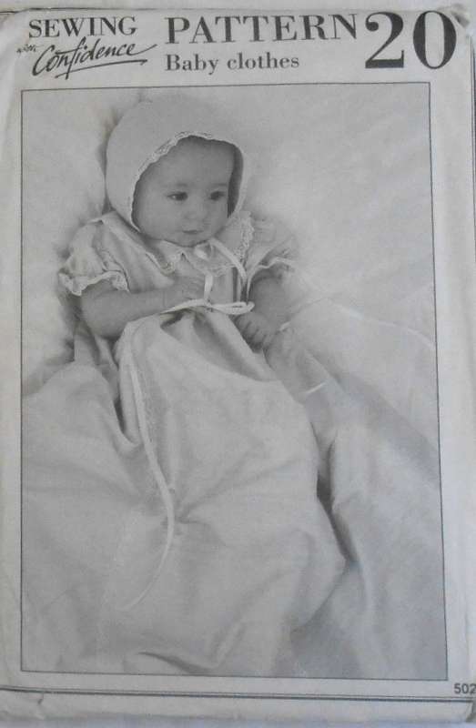 SEWING WITH CONFIDENCE PATTERN 20 - BABY CLOTHES SIZE NEW BORN-LARGE-COMPLETE-UNCUT-F/FOLDED