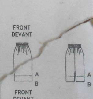 VOGUE 8358 SKIRT ONLY SIZE 12-14-16 COMPLETE-UNCUT