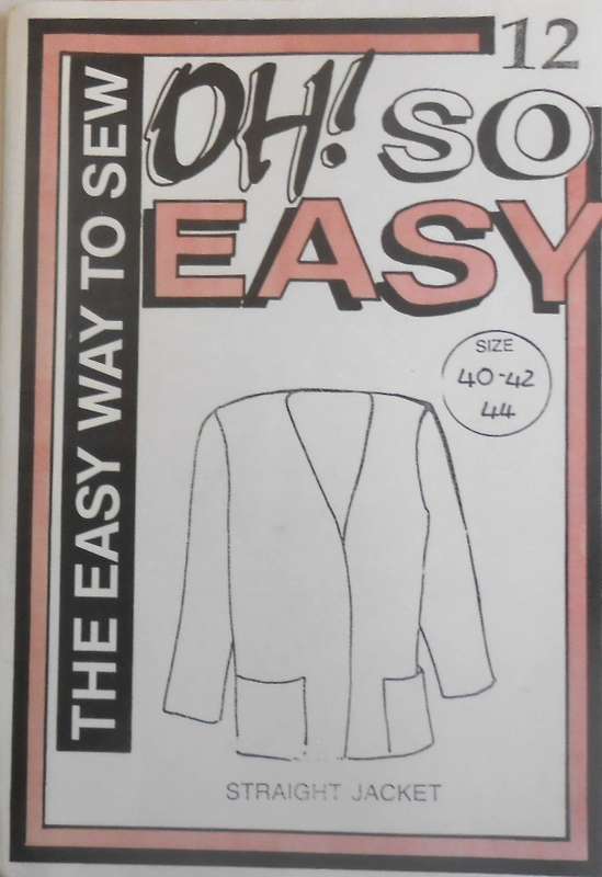 OH! SO EASY-12  STRAIGHT JACKET SIZE 40-42-44-COMPLETE