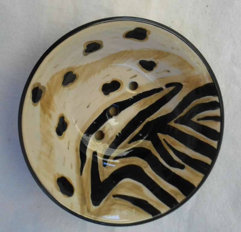 Large Beaded Enamel Mug