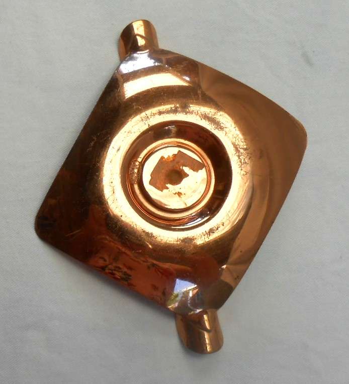 Pair of Copper Rhodesia & Nyasaland Ashtrays