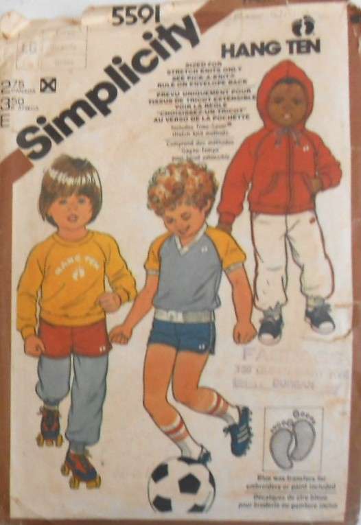 SIMPLICITY 5591 KIDS PULL ON PANTS-SHORTS-SWEATSHIRT-TOP-HOODIE SIZE 6-6X YEARS SEE LISTING-ZIPLOC
