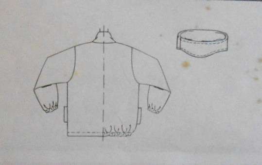 McCALLS  7944 UNISEX SWEATSHIRT SIZE S-M-L (31 1/2-40) COMPLETE -CUT TO M - NO SEWING INSTRUCTIONS