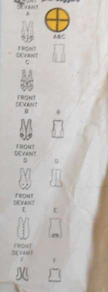 BUTTERICK 5070 WAISTCOATS SIZE 18-20-22 COMPLETE-PART CUT TO 20