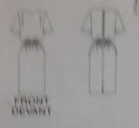 BUTTERICK 5488 STRAIGHT DRESS SIZE 10-12-14 -CUT TO 12-NO POCKET SUPPLIED