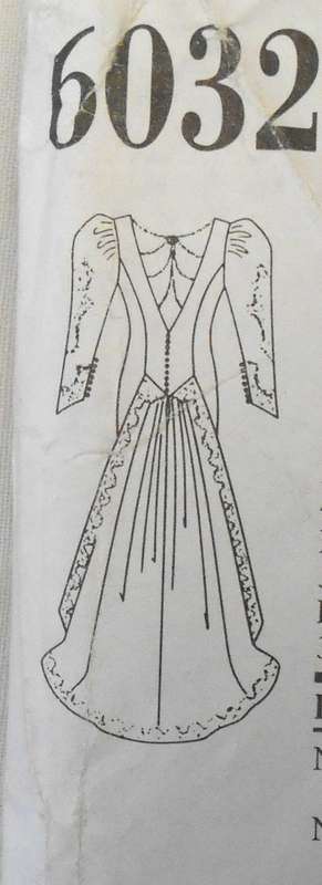 NEW LOOK PATTERNS 6032 BRIDAL DRESS SIZE 8-18 COMPLETE CUT TO 12