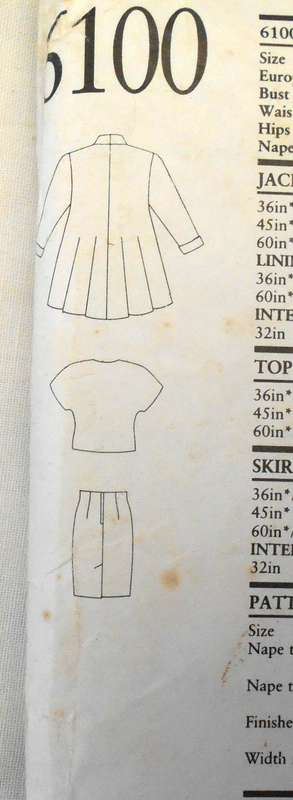 NEW LOOK PATTERNS 6100 LOOSE JACKET/DRESS/COAT-TOP-SKIRT SIZE 8-18 CUT TO 18 - SEE LISTING
