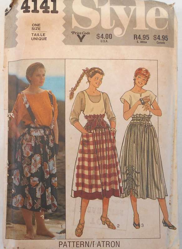 STYLE 4141 SET OF SKIRTS ONE SIZE (8-14) COMPLETE
