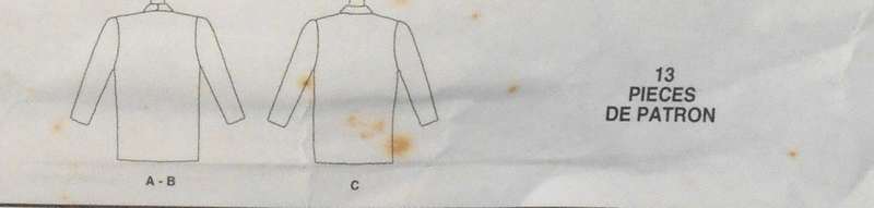 McCALLS 5909 LINED OR UNLINED JACKETS SIZE 20-22-24 COMPLETE-UNCUT-F/FOLDED