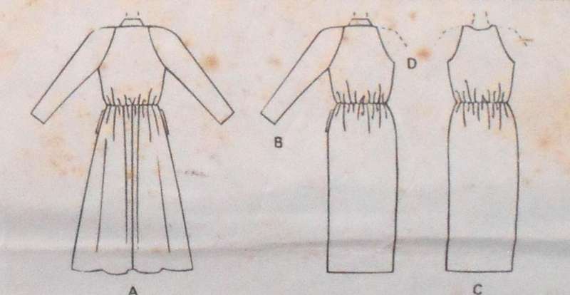 McCALLS 6613FRONT BUTTON DRESS SIZE 12-14-16 COMPLETE-UNCUT -F/FOLDED
