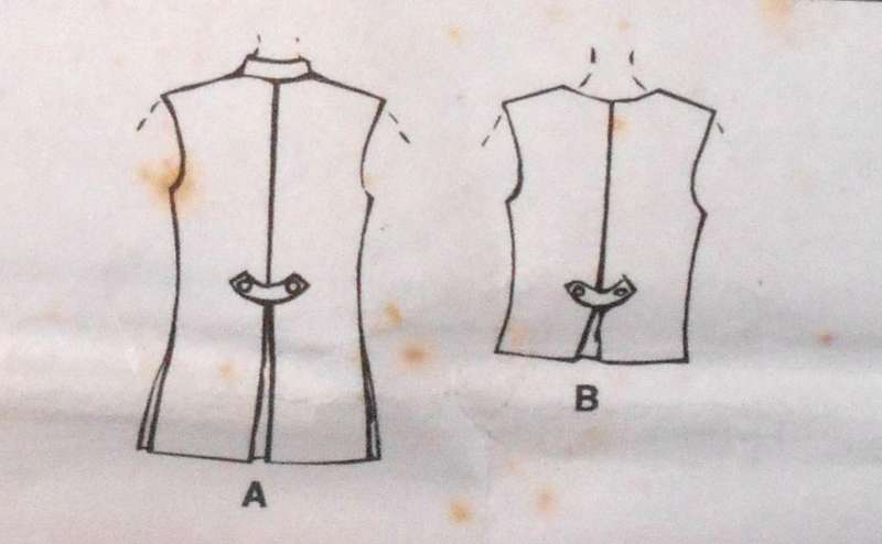 McCALLS 7572 WAISTCOAT IN 2 LENGTHS-EMBROIDER WITH RIBBON SIZE 8-22 COMPLETE-UNCUT-F/FOLDED