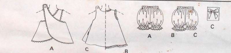 McCALLS 7680 TODDLERS REVERSIBLE SUNDRESS & PANTIES SIZE 2-3-4 YEARS COMPLETE-CUT TO 4