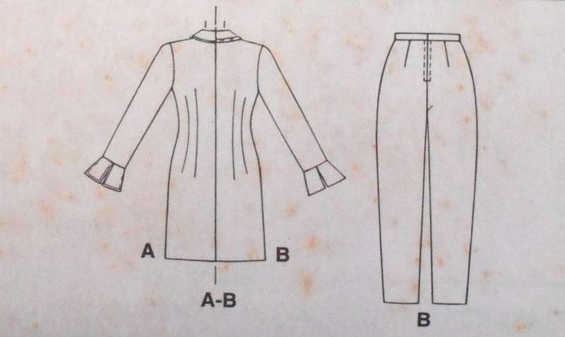 McCALLS 7941 LINED JACKET-DRESS-PANTS SIZE 14 COMPLETE-UNCUT-F/FOLDED