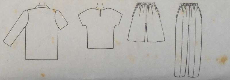 McCALLS 8093 JACKET-TOP-PANTS-SHORTS SIZE 20-22-24 COMPLETE-UNCUT-F/FOLDED