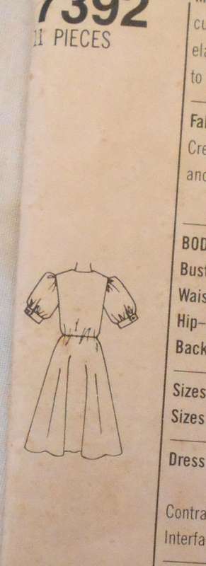 SIMPLICITY 7392 PULLOVER DRESS SIZE 12-14-16 COMPLETE-UNCUT-F/FOLDED