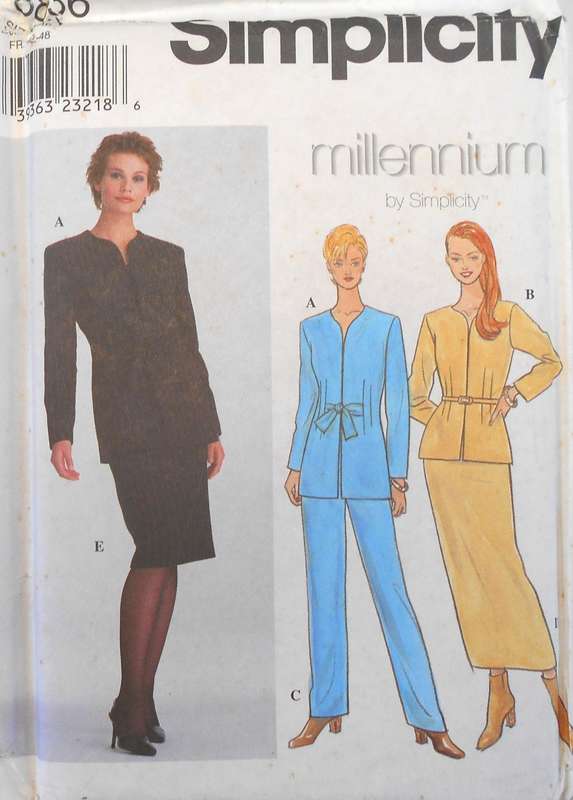 SIMPLICITY 8836 JACKET-PANTS-SKIRT SIZE 14-20 COMPLETE-UNCUT-F/FOLDED