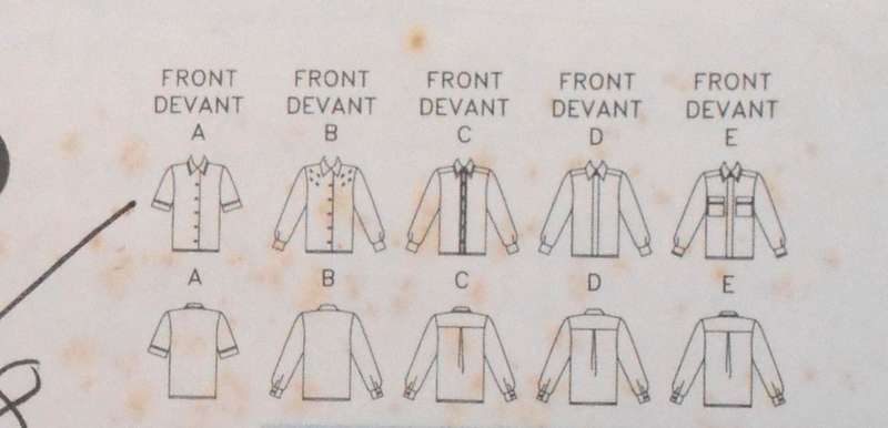 BUTTERICK 4309 VERY LOOSE FITTING BLOUSES SIZE 14-16-18 COMPLETE-CUT TO 18