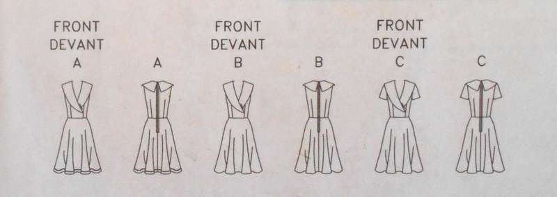 BUTTERICK B4726 FLARED DRESS WITH LINED GODICE & COLLAR SIZE 16-18-20-22 COMPLETE-UNCUT-F/FOLDED