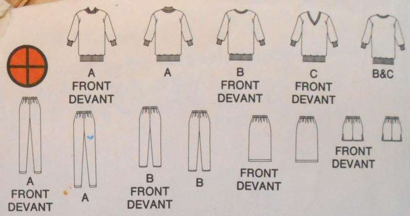 BUTTERICK 5602 TOP-SKIRT-SHORTS-PANTS SIZE L-XL (16-22) COMPLETE-CUT TO XL (20-22)