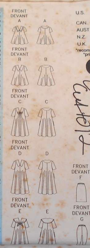 BUTTERICK 6078 MATERNITY DRESS-TOP-SKIRT-LEGGINGS SIZE 6-8-10-12 COMPLETE-CUT TO 12