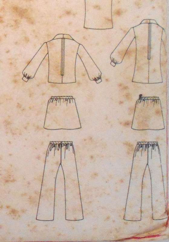 BUTTERICK 6114 GIRLS BLOUSE--DRESS-WAISTCOAT-SKIRT-PANTS SIZE 4 YEARS COMPLETE