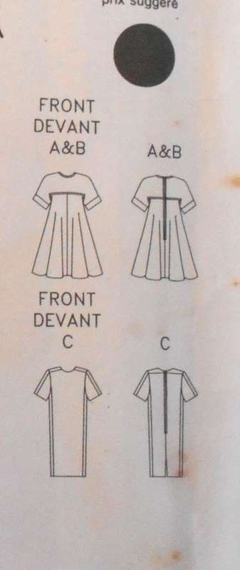 BUTTERICK 6113 LOOSE FITTING SLIGHTLY FLARED DRESS SIZE 12-14-16 COMPLETE-UNCUT-F/FOLDED