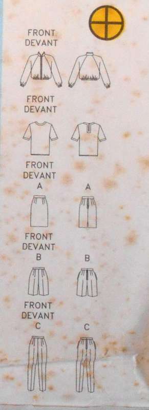 BUTTERICK 6169 CASUAL JACKET-TOP-SKIRT-PANTS-SHORTSS SIZE 12-14-16 COMPLETE-UNCUT-F/FOLDED