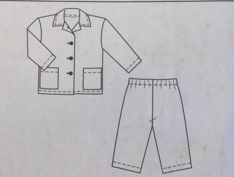 BURDA 2639 TODDLER PJS SIZE 6M-9M-12M-18M-2 YEARS COMPLETE-UNCUT-F/FOLDED