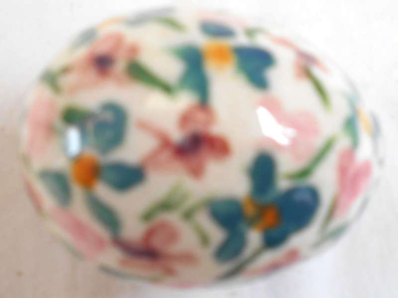 HAND PAINTED CERAMIC EGG