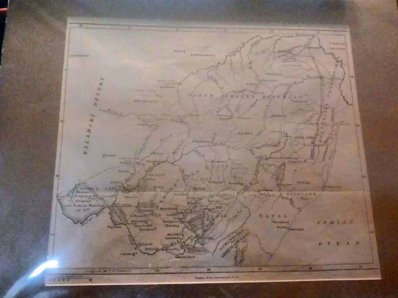 Antique Map of ZAR & The Orange Free State, 1904