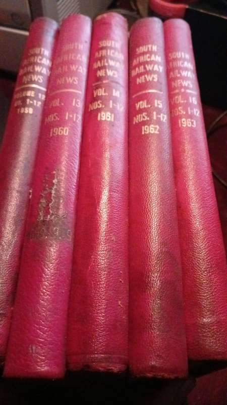 South African Railway News 1959-1963 (5 Volumes)
