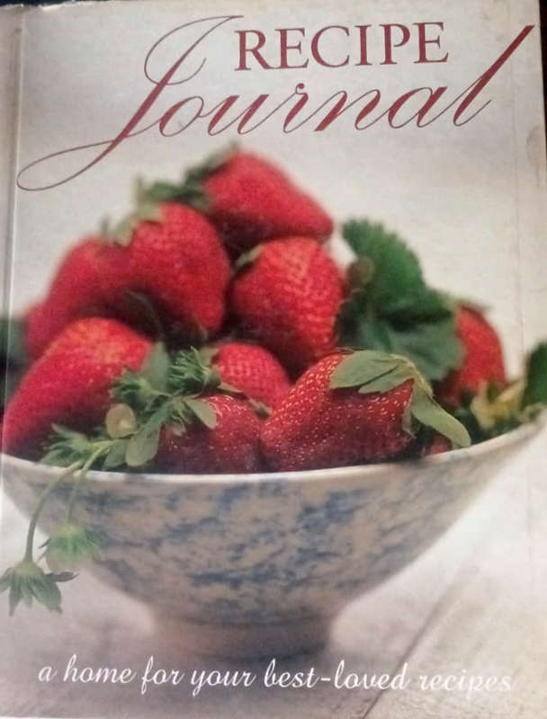 Recipe Journal ( a blank book for all your recipes)