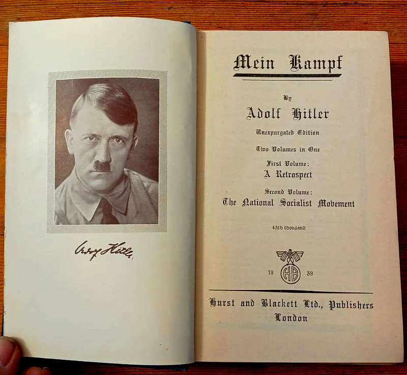 Mein Kampf  (1939) ( unexpurgated edition)