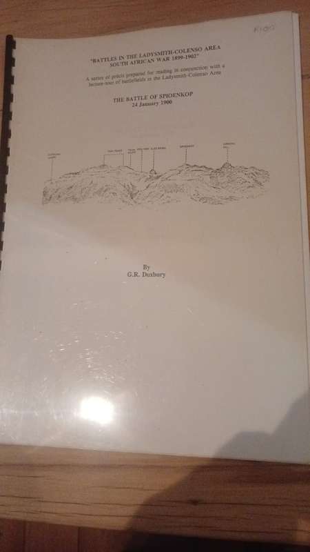 Battles in the Ladysmith-Colenso area,  1899-1902