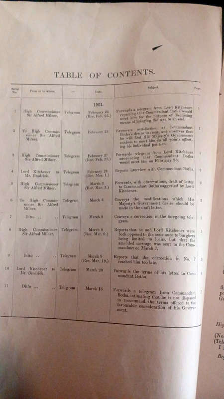 Papers relating to Negotiations between Commandant Louis Botha and Lord Kitchener (1901)