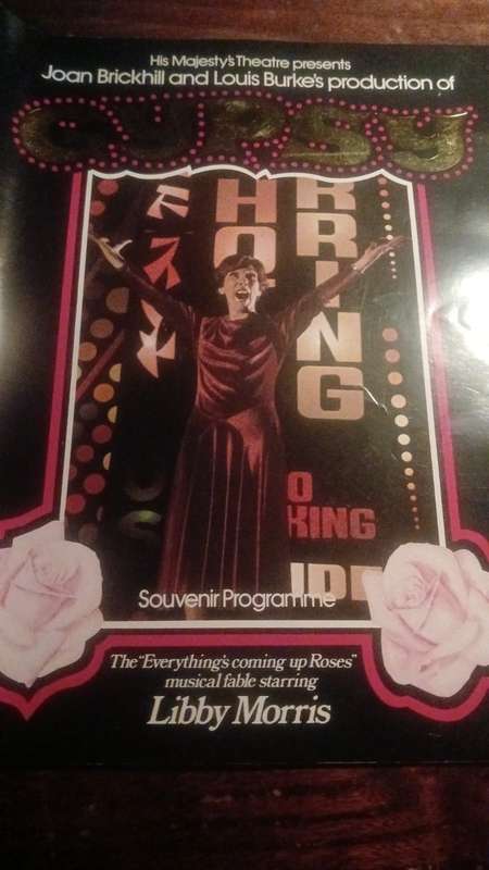 Gypsy, His Majesty's Theatre, Johannesburg, Theatrical Programme (1975)