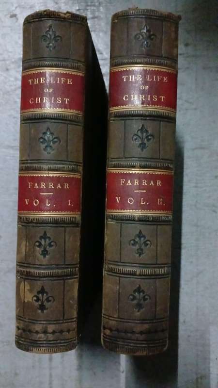The Life of Christ, two volumes in decorative bindings (1876)