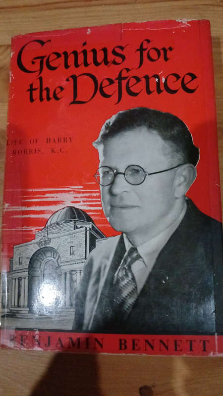 Genius for the Defence - inscribed to Percy Yuter