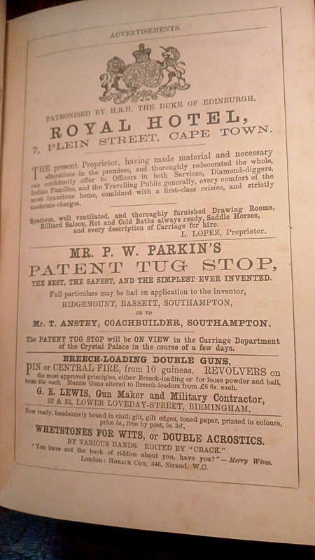 THE DIAMOND DIGGINGS OF SOUTH AFRICA (1872)