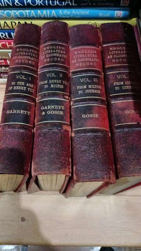 English Literature: An Illustrated Record (four volumes) 1906