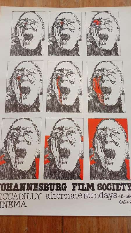 Johannesburg Film Society Poster (1980's)
