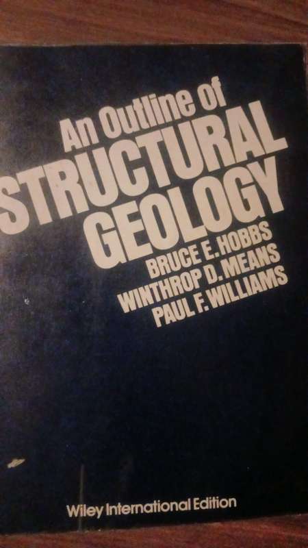 An Outline of Structural Geology