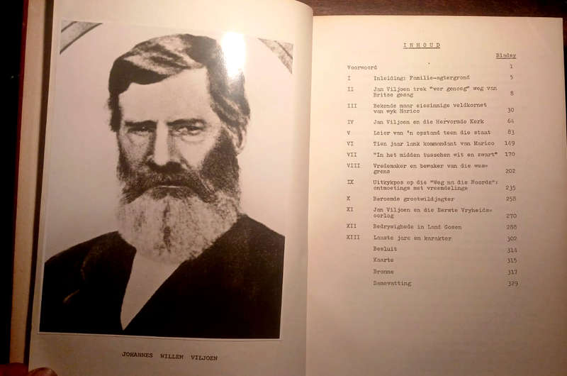 Jan Viljoen (1812-1893) -  unpublished dissertation -  J.E.H.  (Jackie) Grobler (Pretoria)
