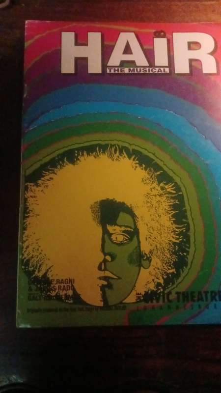 Hair - The Musical - Official Programme - Civic Theatre , Johannesburg - 1994