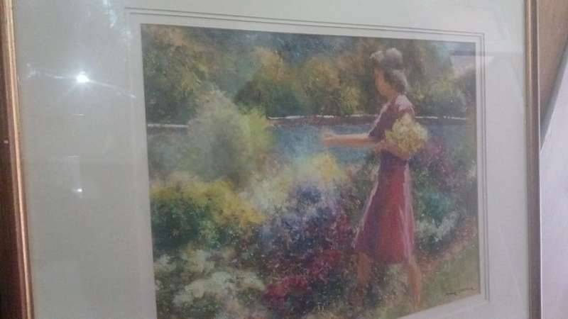 Flower Girl - Peter Jander ( South African Impressionist Artist)