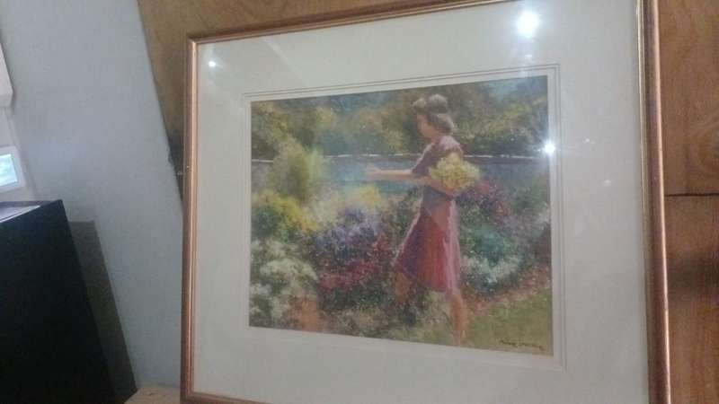 Flower Girl - Peter Jander ( South African Impressionist Artist)