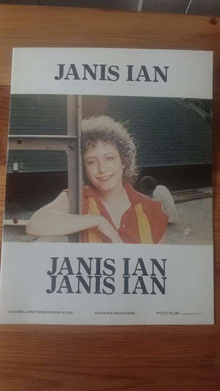Janis Ian, SA Souvenir Programme- 1970's