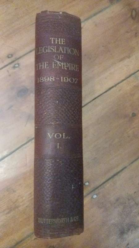 The Legislation of the Empire (1909)