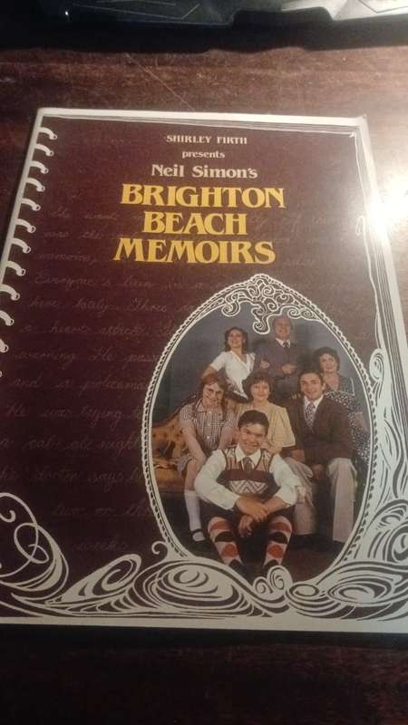 Brighton Beach Memoirs - SA Theatrical Programme