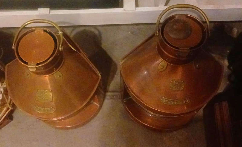 Steam- Ship Lanterns (Port & Starboard)